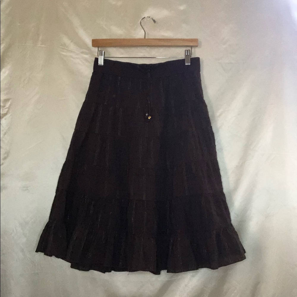 mymichelle brown boho skirt